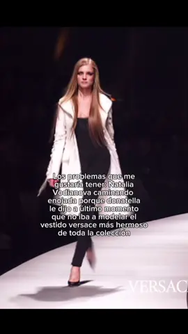 #nataliavodianova para #versace 2003 #milano #moda #fashion 