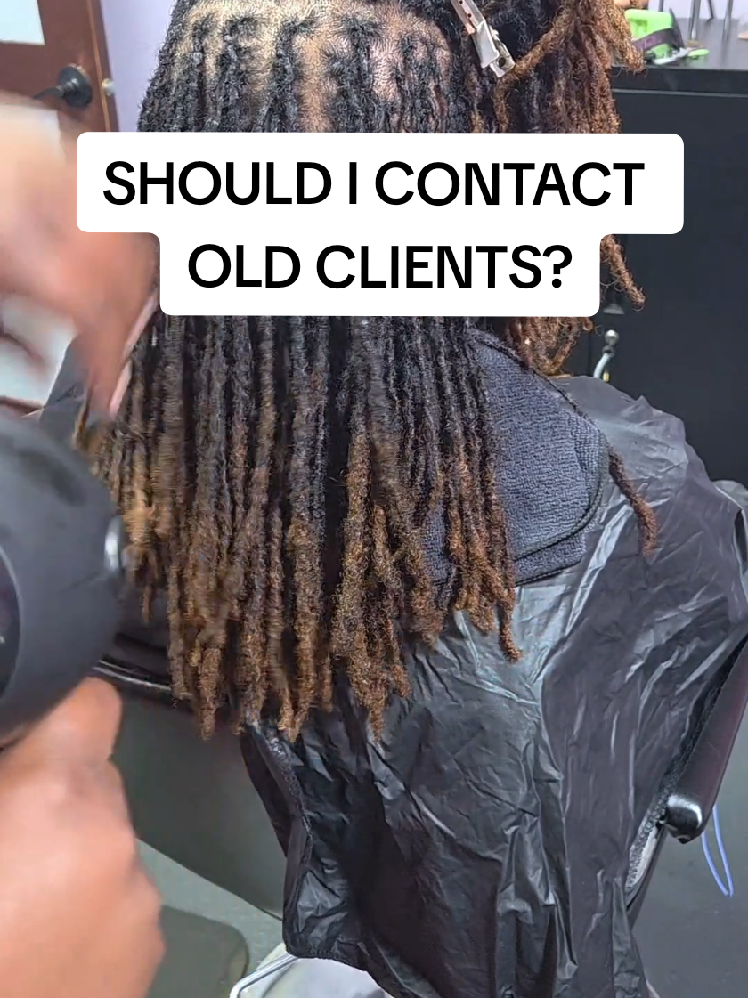 Would you contact your old friends? #loctician #microlocs #twistoverlocs