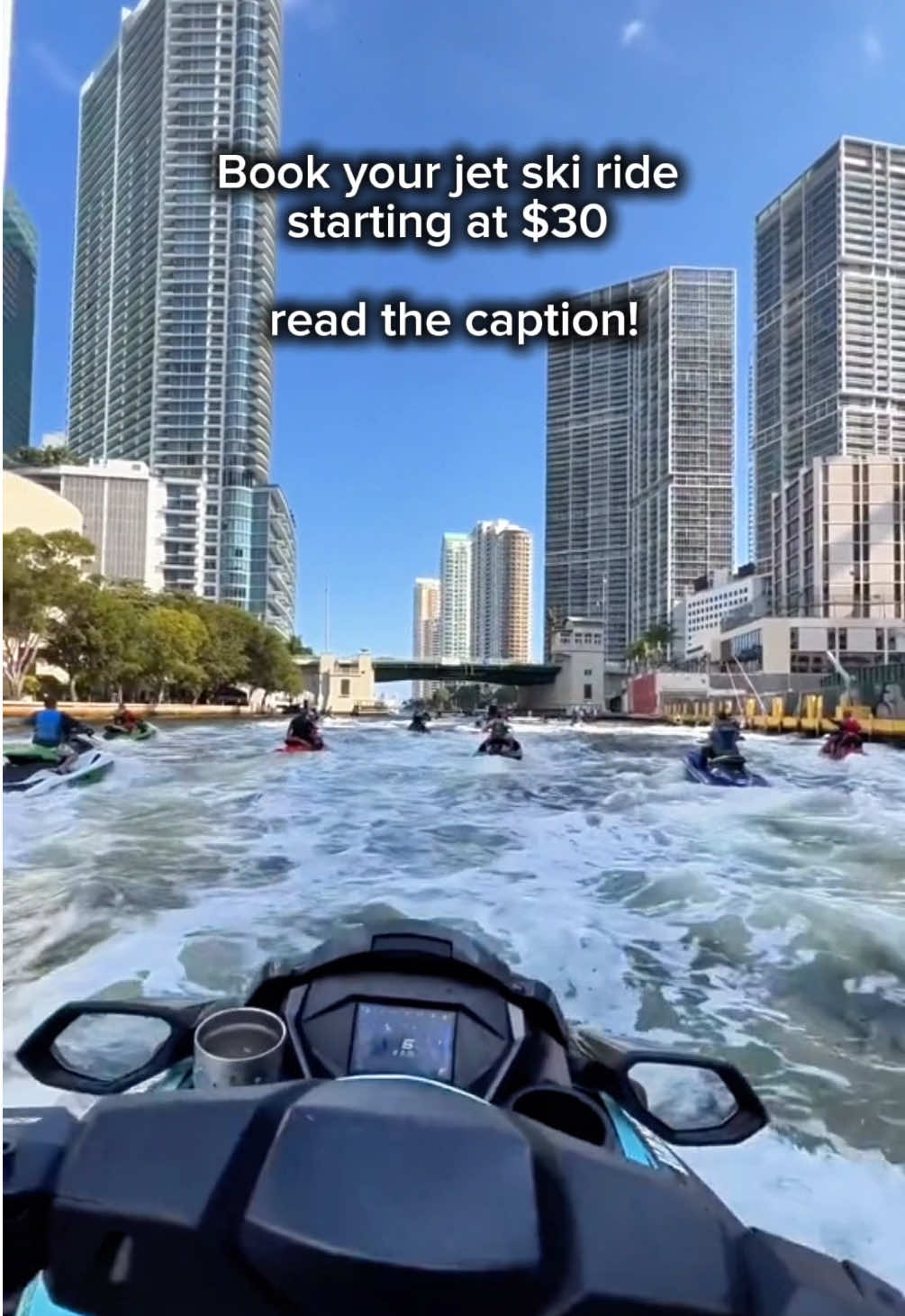 🌊 Adventure starts here! We offer jet ski rentals starting at just $30 deposit per person + balance. 🚤 🚨Visit our website for all the details and book your ride today!⤵️ 🌐 www.ipartymiami.net #miami #miamibeach #thingstodoinmiami #jetski #rentaljetski 