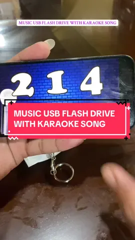 MUSIC USB FLASH DRIVE WITH KARAOKE SONG