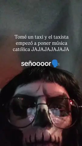 Camino al concierto de Ghost y este señor puso música católica cuando me subí JAJAJAJAJAJA  #fyp #ghost #humor #metal #fypシ゚ 