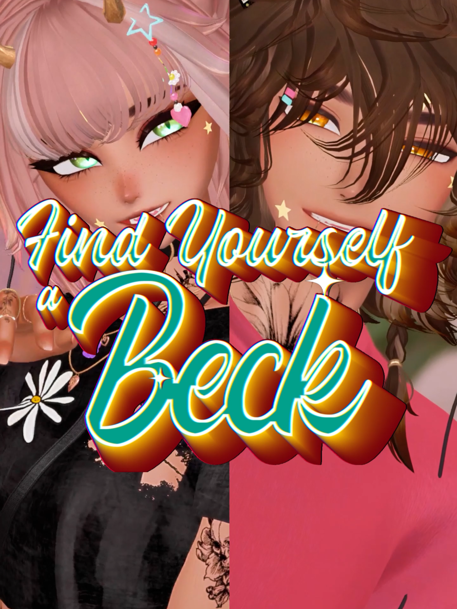 Find yourself a Beck ✨ avatars: Beck by @Dyzzy & Baddie by me! performed by @🍒CherryBømb💣 🍒 #commercial #vrchat #avatar #fyp #couple 