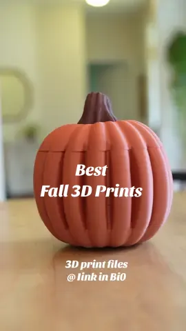 Which one is your favorite fall 3D print? . #3dprinting #fall