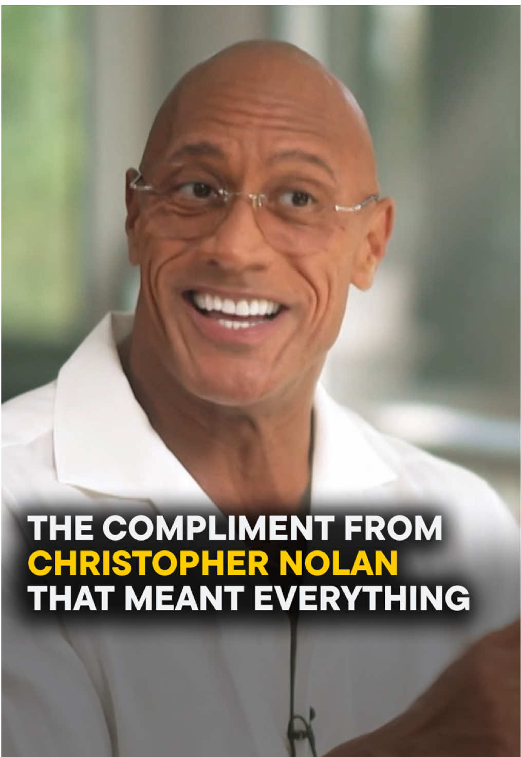 Dwayne Johnson (@The Rock) reflects on receiving “the greatest compliment” from director Christopher Nolan for a scene he filmed in “The Smashing Machine.” #therock #dwaynejohnson #thesmashingmachine #christophernolan #actor 