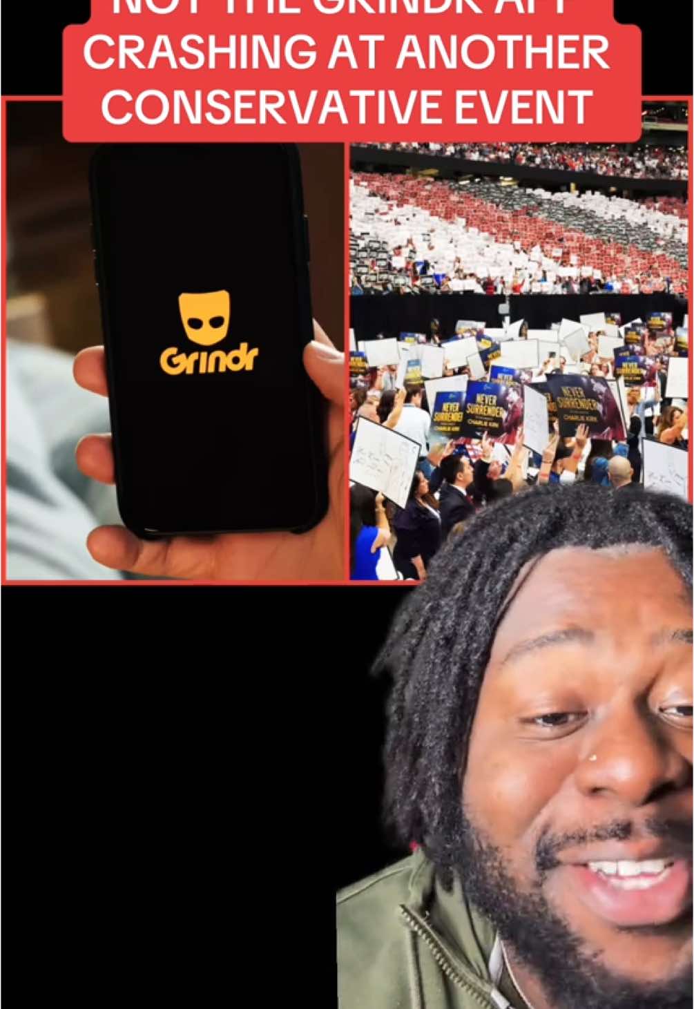 #grindr #lgbtq #memorial #arizona #kirk #conservativesoftiktok 