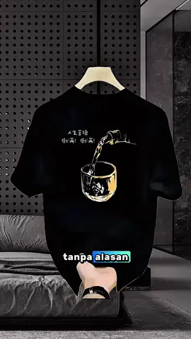 Kaos oblong lengan pendek leher bulat katun unisex terlaris dengan pola tuang anggur tercetak di atasnya. #kaosdistro #kaosunisex #kaosviral #gajiansale 