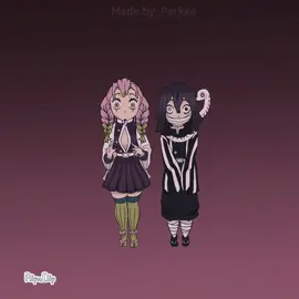 yo hips yo thighs thing srry for reuploading ..... . #flipaclip #demonslayer #obamitsu #mitsuri #obanai 
