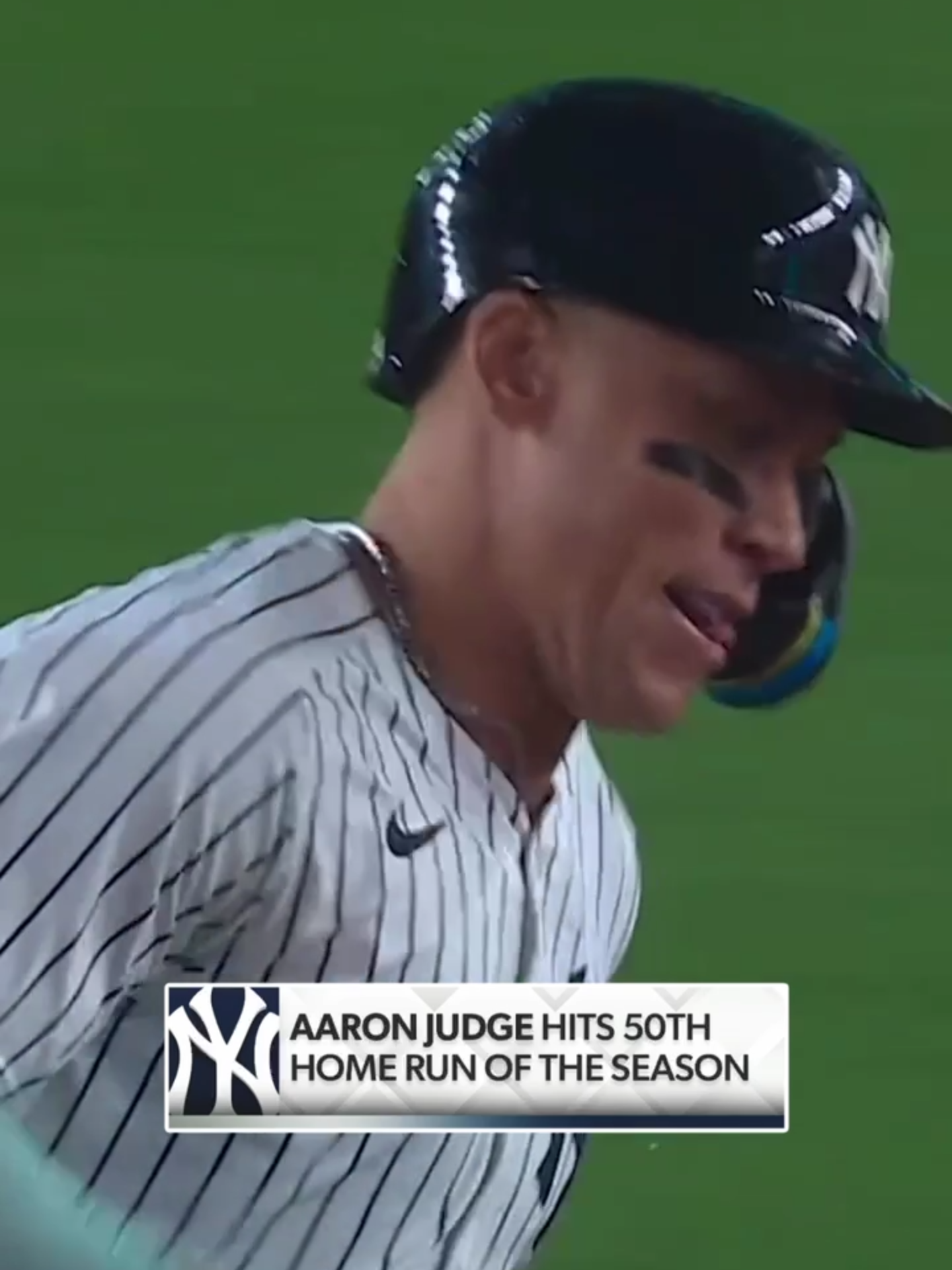 Aaron Judge is the fourth player in MLB history to have four 50+ home run season! He joins Babe Ruth, Mark McGwire, and Sammy Sosa as the only players to accomplish this! 👏 #MLB #baseball #Yankees #AaronJudge