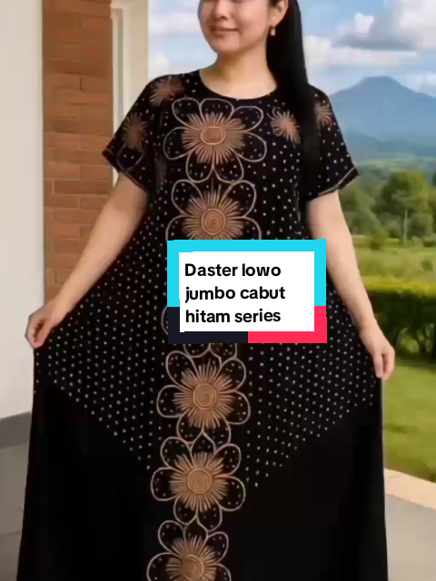 Daster Lowo Jumbo Cabut Hitam Series – Nyaman, Elegan, Jumbo! #DasterLowo #DasterJumbo #DasterHitamElegan #DasterBusui #DasterRayonPremium 