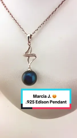 Marcia J. 😍  .925 Edison Pendant  Tik tok DezLin Jewelry Video - get yours today!!  -to order link in bio or go to DezLin.com Based in USA, California 🇺🇸 Thank You, We appreciate your order   #jewelry #bargain #deals  #pearl  #shopping   https://dezlin.com/search?q=oysters&type=product&options%5Bprefix%5D=last @🌹Marci_DJ 
