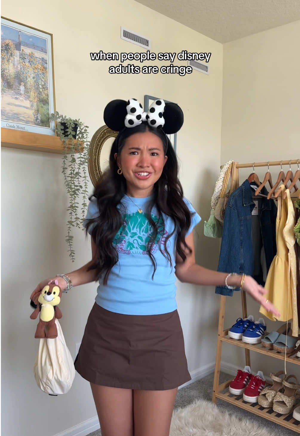 at least we can be cringe together @Erika Feldman 🤭 (shirt from @Subtle Dust 🩵) #disney #animalkingdom #outfitinspo #disneyadult #Lifestyle  
