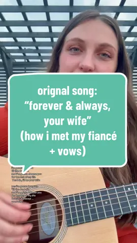 wrote this for my fiancé before we get married in a week! 😊