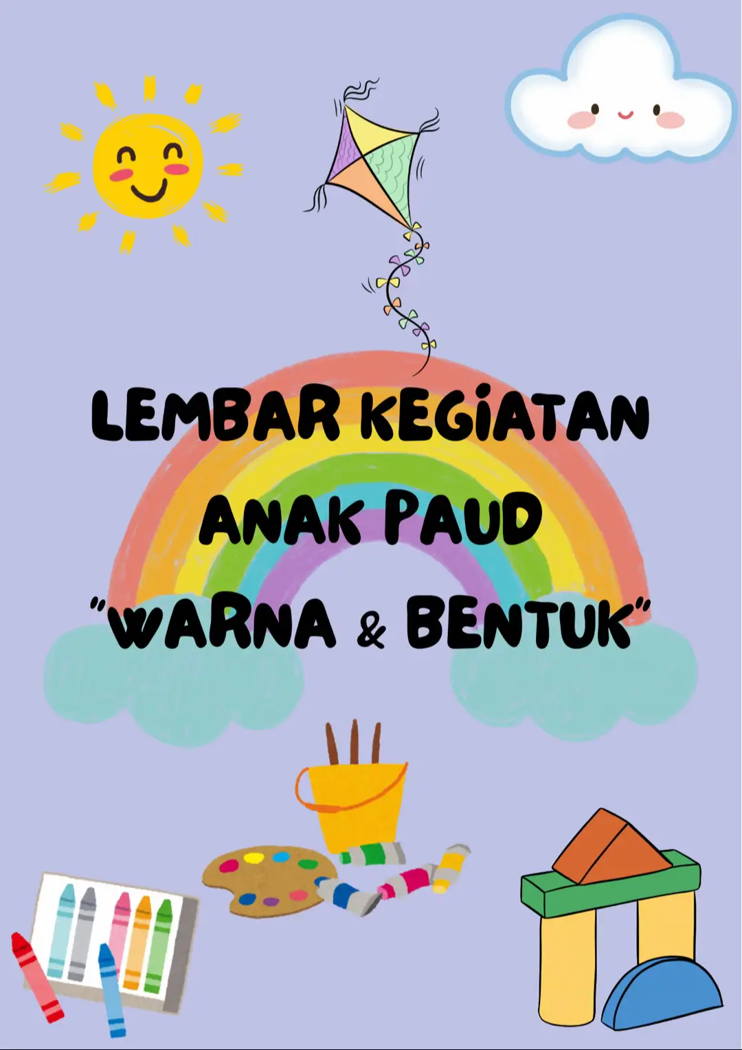 Worksheet anak paud  Tema 