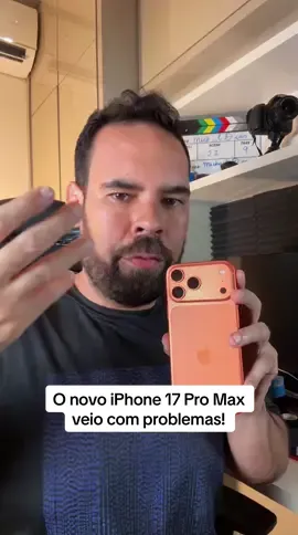 O novo iPhone 17 Pro Max veio com problemas! #dicas #iphone17 #iphonedicas #dicasuteis #iphone 
