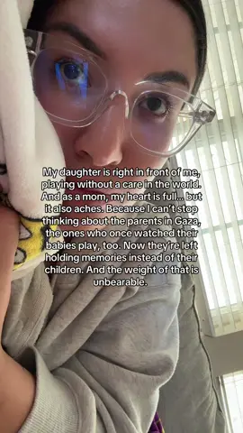 Lately I can’t scroll TikTok without breaking down. The images of children starving to death, being carried out from rubble, their parents clinging to lifeless bodies… it doesn’t leave me. And then I turn and see my daughter playing, laughing, living, and I feel both grateful and devastated. Because as a mom, I know that love. And to imagine it ripped away like that is soul-crushing. 💔😭 #freepalestine #gaza #stopkillingchildren #childrenareinnocent 