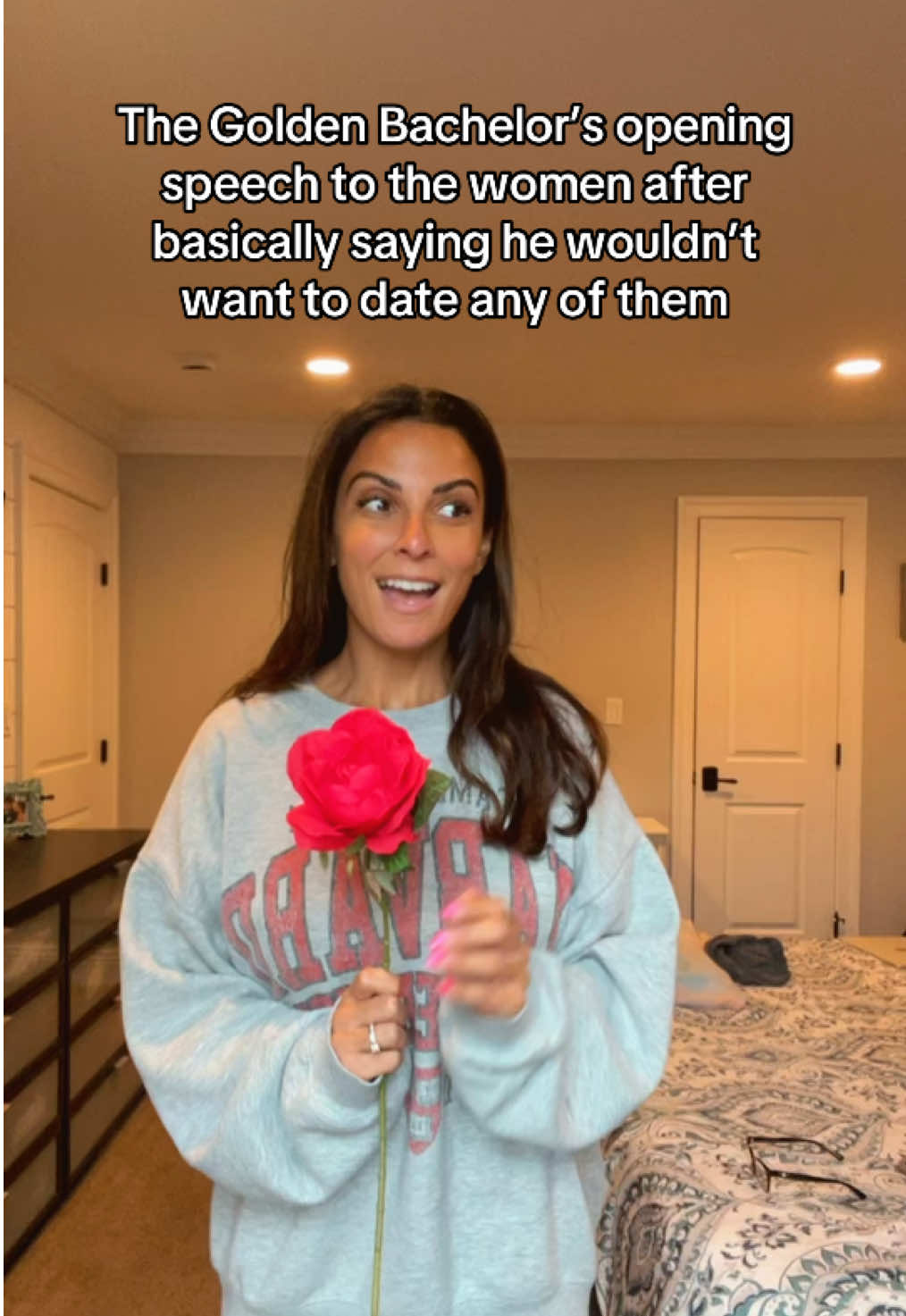 Suddenly he has an epiphany that age is just a number… interesting 🤨 #thegoldenbachelor 