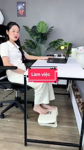 Làm viẹc…ghế kê chân massage #massagechan #xuhuong #trending 