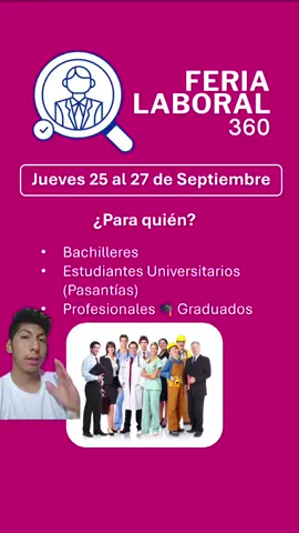 Feria Laboral 360 Virtual - Ofertas de Trabajo 2025  #ferialaboral #ofertasdetrabajo #trabajo #empleo #ecuador 