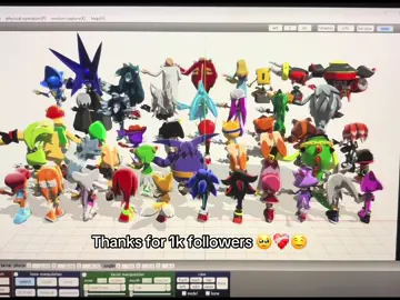I can't believe one thousand strangers are watching me 🤤 I TRIED TO ADD AS MANY CHARACTERS AS I CAN PLEASE DONT KILL ME  Tikal & Marine Models: Desperative on Deviantart Other models: SAB64 on Deviantart Progam: MikuMikuDance #mmd #mikumikudance #sonicthehedgehog #sonic #1k 
