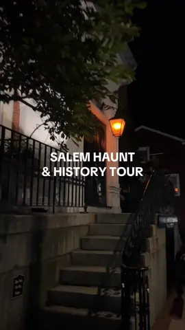 Take in the dark history and local lore with @salemnighttour Haunt and History Walk.  #salemmassachusetts #ghosttour #ghoststories #salemma 