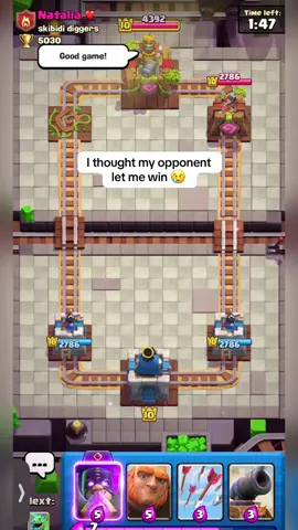 My reaction when I realised 😭 #fyp #mrpeeky #clashroyale 