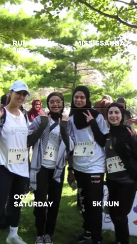 RUN 4 GAZA IS BACK THIS OCTOBER 4 IN MISSISSAUGA. SIGN UP LINK IN BIO TO GET A TICKET AND A TSHIRT. ALL PROCEEDS GOES TO GAZA RELIEF!! 🍉 #run4gaza #Running #5k #runclub 