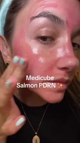 Medicube Salmon PDRN ✨💓Caffeine Overnight Wrapping Peel Off Facial Mask @medicube global #skincareroutine #skincare #glowyskin #naturalglow #beautyproducts 