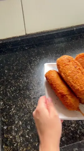 Hot dog coreano.  #fyp#cozinhafacil #receitasimples#viraltiktok#hotdog