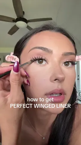 Replying to @31349927817 my perfect winged liner ✨ #eyelinertutorial #wingedeyeliner #makeuptutorial 