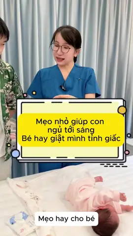 👶 Bé dễ giật mình, ngủ không sâu, hay tỉnh giữa đêm?
 👉 Chỉ cần 2 mẹo đơn giản, mẹ xử lý nhẹ nhàng! ✨
 #MẹoNuôiCon #KinhNghiệmNuôiCon #ChămSócEmBé #GiấcNgủCủaBé #TrẻSơSinh 