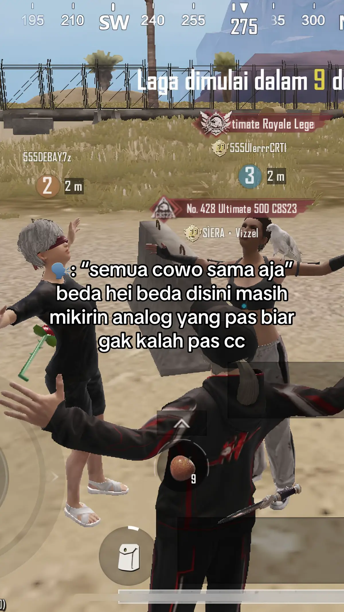 infokan ukuran analog yang pas🙃 #quotespubg 