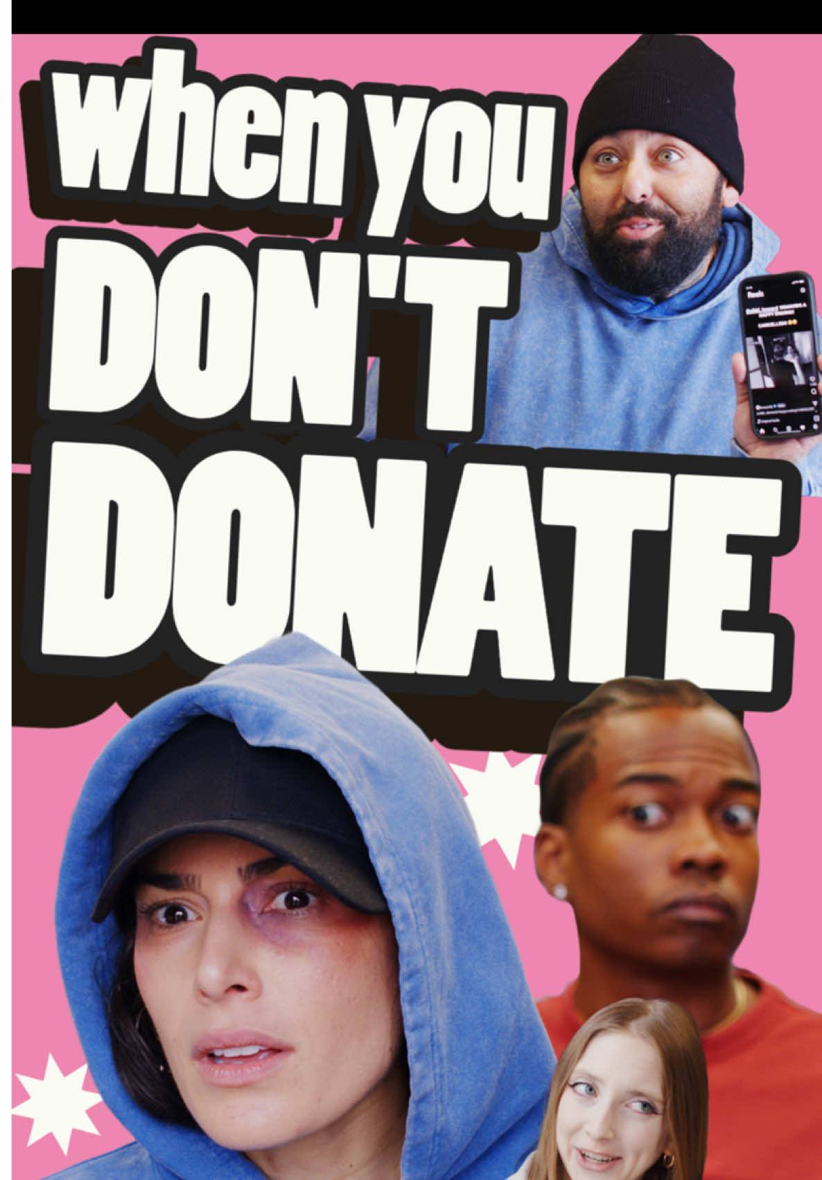 When you don’t donate | No, We’ll Call You - Episode 8 [full video on www.youtube.com/nikkihoward] | @polyglam @skinny vinny @Lil Toaster @Nick Darnell  #foryou  #foryoupage #fyp #funny #comedy  