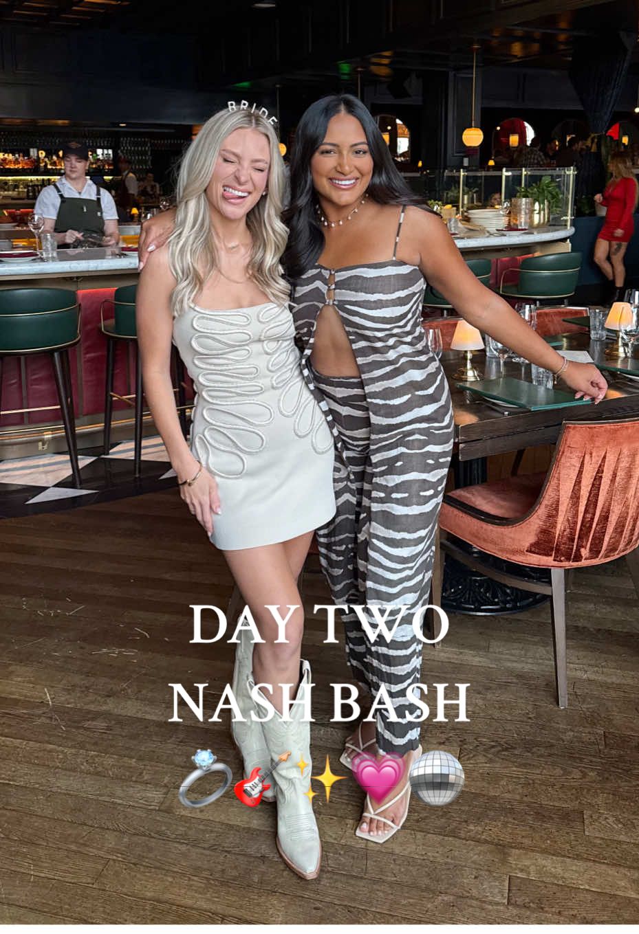 Replying to @Sonali Prabhu Day 2 Vlog Nashville Bachelorette 🎸✨🍸 Line dancing class on Broadway, dinner at Twelve Thirty Supper Club, Honky Tonk Bus + Broadway Bars 🪩 stay tuned for day 3 of @Andy Inglis bach!😍 #nashvillebachelorette #nashvillebacheloretteparty #bacheloretteparty #nashvilleitinerary #nashvillebroadway 