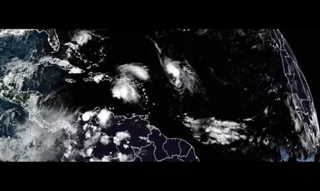 TROPICS: Tropical Storm Humberto's Journey Tropical Storm Humberto is making its presence known this evening, swirling across the open Atlantic about 500 miles east-northeast of the northern Leeward Islands. This system is currently packing sustained winds of 40 mph and is tracking to the west-northwest at a brisk 15 mph. While it is forecast to undergo a gradual but steady strengthening—potentially blossoming into a hurricane within the next few days—the good news for the U.S. is that a northward turn is expected. This crucial change in direction will steer Humberto into the wide-open Atlantic, keeping it far away from the U.S. East Coast. However, Bermuda should be paying very close attention. The current forecast track brings the powerful storm uncomfortably close to the island early next week, so residents there will need to monitor its progress closely.#foryoupage #fyp #chasingthestorm #tropics #hurricane 