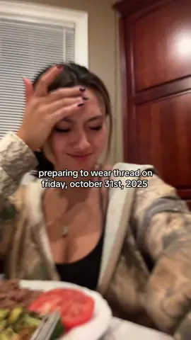 i love meat and veggies guys #fyp #halloween 