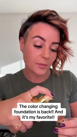 The color changing foundation is back!!! @Forever Bloom Skincare #makeup #tiktokshopblackfriday #ttsbeautybesties #restocksale #biomimic 