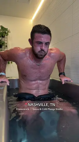 Best sauna studio I’ve ever been to and it’s not close. 🧖‍♂️🥶 #sauna #coldplunge #wellness #nashville #foryou 