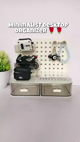 cute minimalist desktop organizer  #tiktok #rack #organizer #desktop #minimalist 