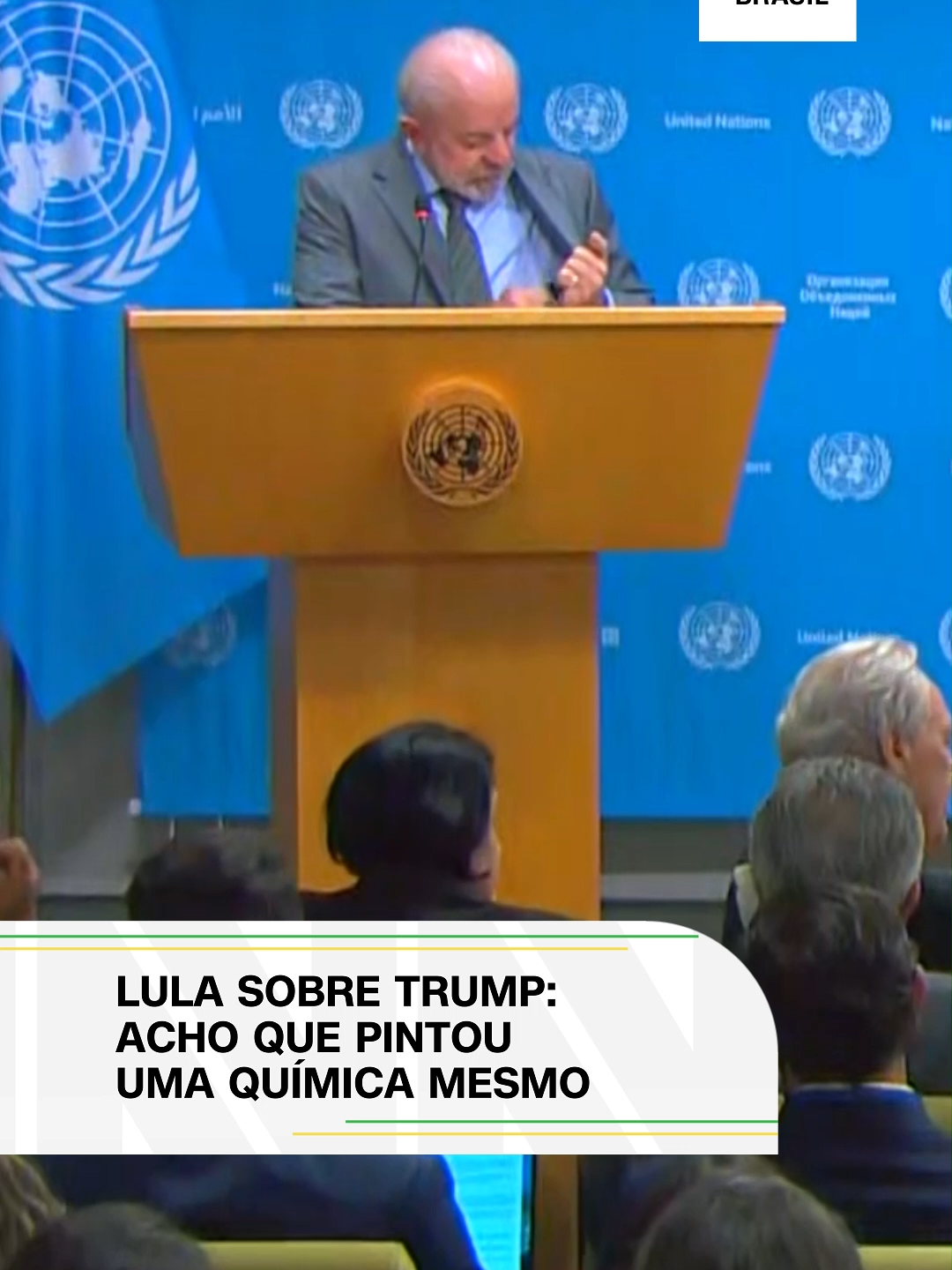 O presidente Lula (PT) afirmou, nesta quarta-feira (24), durante uma entrevista coletiva em Nova York, que foi surpreendido pelo encontro com Donald Trump na Assembleia Geral da ONU. O chefe de estado caracterizou o encontro com o presidente dos EUA como uma surpresa boa e reforçou a 