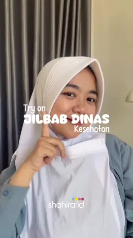 Tryon jilbab dinas kesehatan cocok bgtt dipake perawat, bidan, dan yang dinas di kesehatan lainnya 🫶🏻 #jilbabdinas #hijabdinas #jilbabantitembem #perawatindonesia 