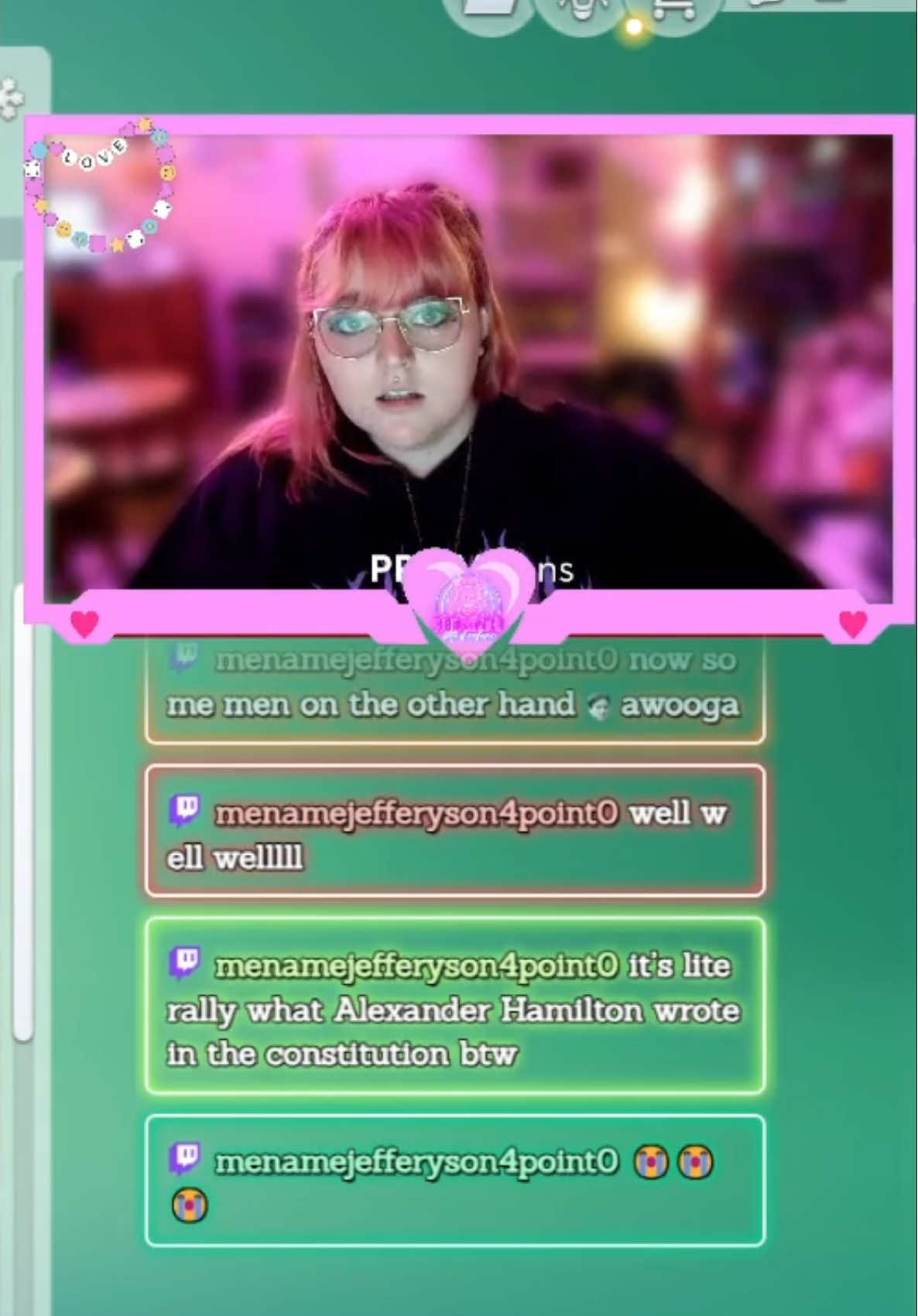 when your chat brings up hamilton, it gets intense #twitch #ts4 #hamilton #alexanderhamilton #sims4 