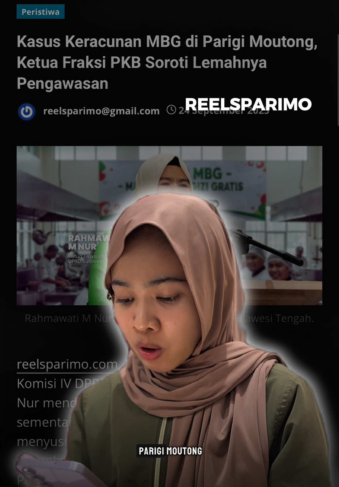 Kasus MBG di Parigi Moutong 🧐😱 Baca selengkapnya di www.reelsparimo.com #mbg #parigimoutong #reelsparimo 