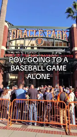 San Francisco Giants Game Solo Date #pov #Vlog #dayinmylife #alone #homerun 