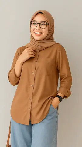 Kemeja Polos Casual ❤️💚🍒 #kemejawanita #outfitideas #chic #kemejarayon #kemejakerja 