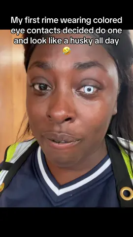 🥹 yeah I ain’t did that ever since #eye #fyp #contacts #husky #halloween 