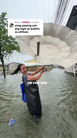 Replying to @🎀🎀🎀 luma na pero matibay parin ilang beses nato sumabak sa malalaks na hangin buo parin  #fyp #tiktokph #ateayenvlog #automaticumbrella #24ribsumbrella 