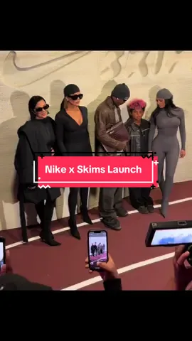 On the Scene at the @skims X @nike launch featuring @kimkardashian @krisjenner @teyanataylor @latto @travisscott @khloekardashian @krisjenner and more! Pix to come. 🎥 @therealnicoleeeeee #kimkardashian #kimkardashianfbd