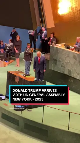 TRUMP ARRIVES TO SPEAK AT THE 80TH UN GENERAL ASSEMBLY IN NEW YORK @PHOTOVANESSACARVALHO #TRUMP #UNGENERALASSEMBLY #DONALDTRUMP 