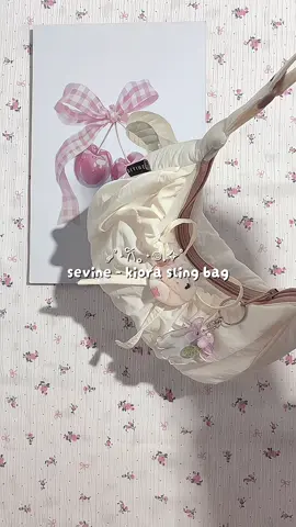 cantikk bgt🫶🏻, udah anti air tali nya bisa di panjangin #slingbag #bag #bags #sevine 
