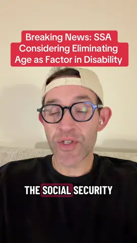 Big changes might be coming to Social Security Disability. If you’re over 50 and thinking about applying, now is the time—don’t wait. Drop a comment: should age matter in disability cases? 👇